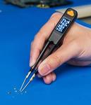 LCR Pro1 : 5-digit, 0.1% accuracy LCR meter in tweezers style